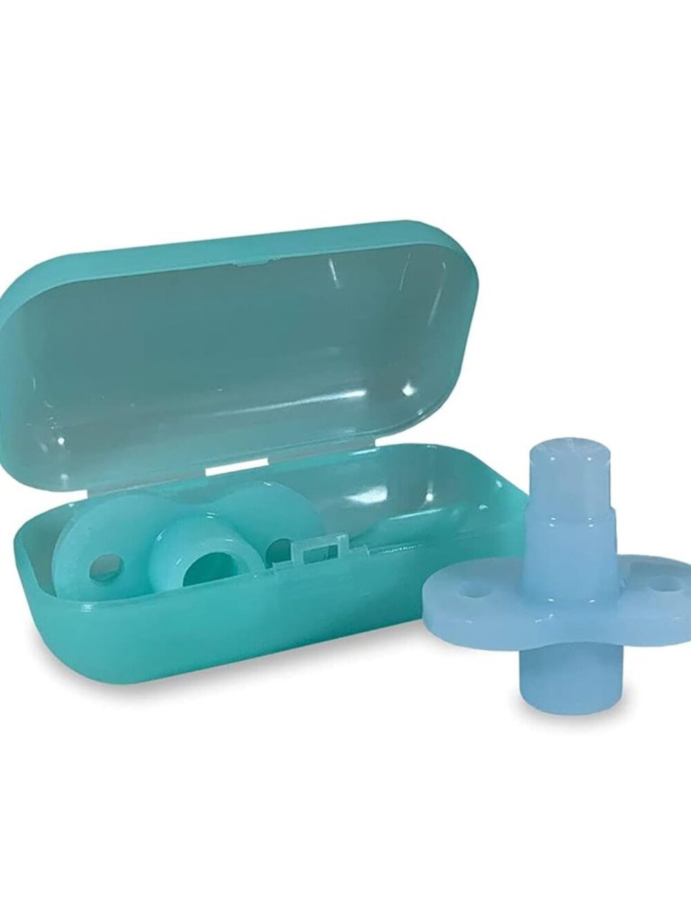 Soft Sip Baby Food Pouch Topper Plus Travel Case - Baby Led Weaning - 100% Silic